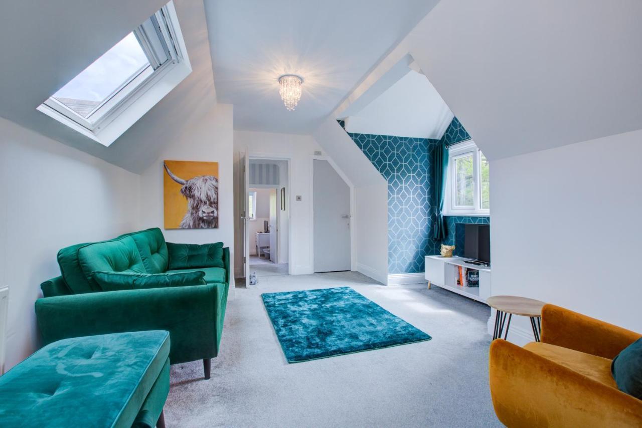 Luxury 3 Bedroom Apartment Close To Beach, Bournemouth & Meyrick Park Exterior foto